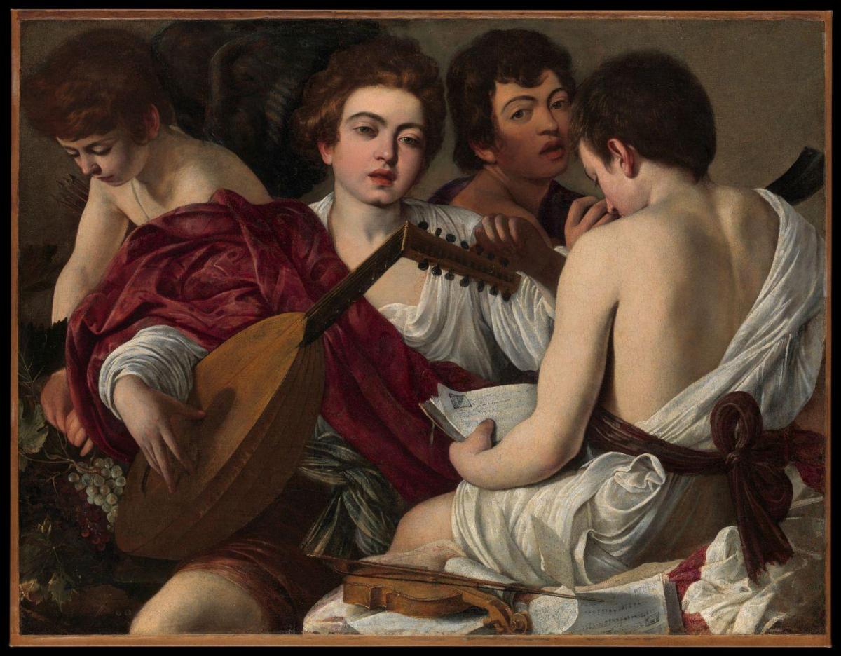 Музыканты. Караваджо, 1595 г.