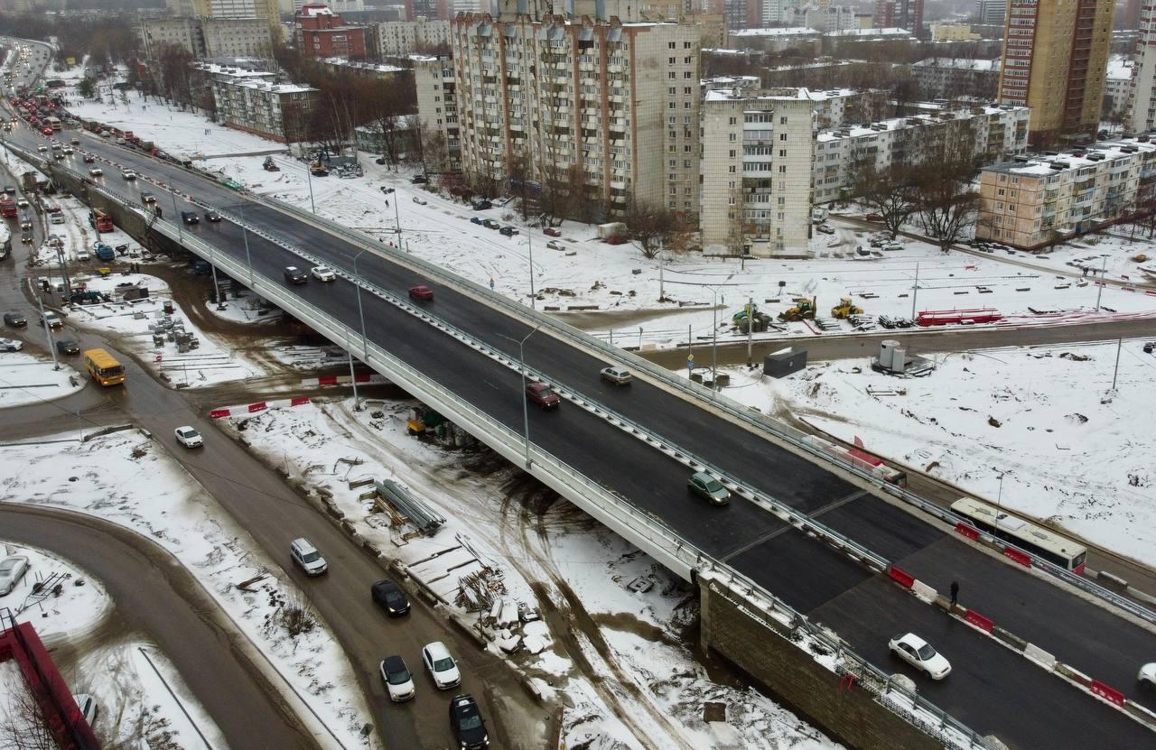 Эстакада шоссе Космонавтов Крисанова