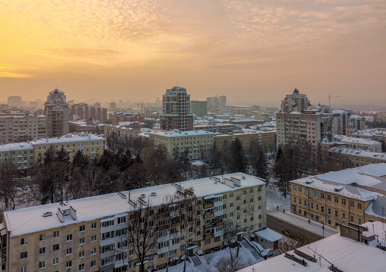 погода зима снег пермь